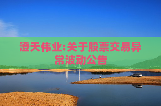 澄天伟业:关于股票交易异常波动公告