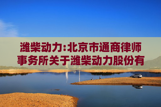 潍柴动力:北京市通商律师事务所关于潍柴动力股份有限公司2024年度股东周年大会的法律意见书