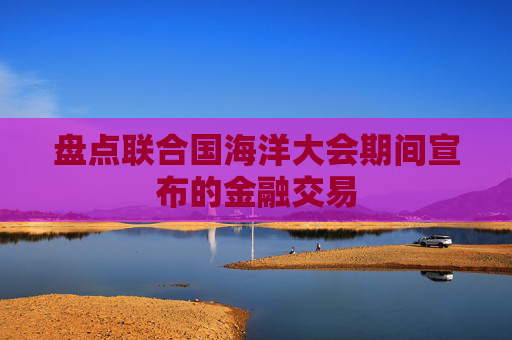 盘点联合国海洋大会期间宣布的金融交易