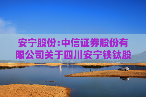 安宁股份:中信证券股份有限公司关于四川安宁铁钛股份有限公司使用募集资金置换预先投入募集资金投资项目及已支付发行费用的自筹资金的专项核查意见