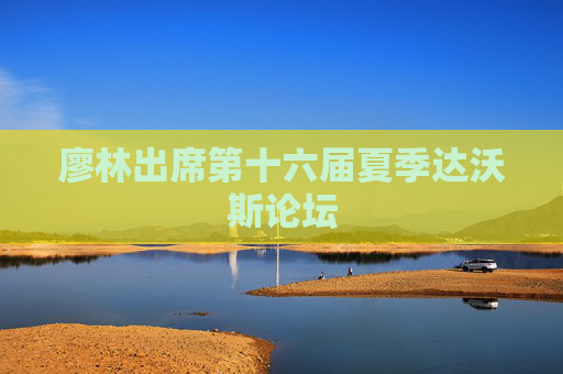 廖林出席第十六届夏季达沃斯论坛  第1张