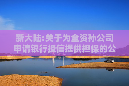 新大陆:关于为全资孙公司申请银行授信提供担保的公告