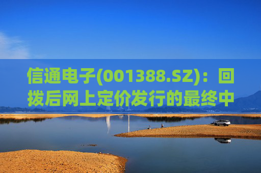 信通电子(001388.SZ)：回拨后网上定价发行的最终中签率0.0237%
