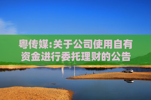 粤传媒:关于公司使用自有资金进行委托理财的公告