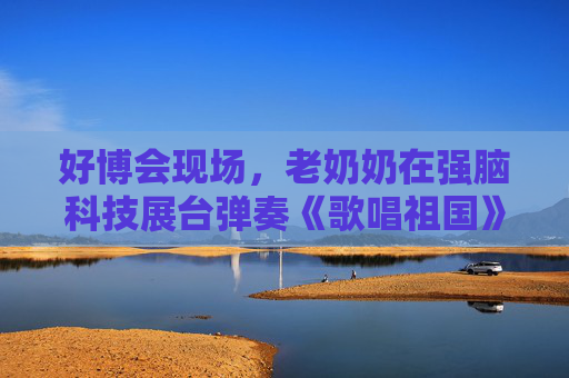 好博会现场，老奶奶在强脑科技展台弹奏《歌唱祖国》