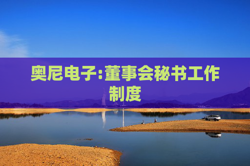 奥尼电子:董事会秘书工作制度