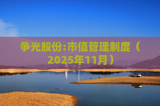 争光股份:市值管理制度（2025年11月）