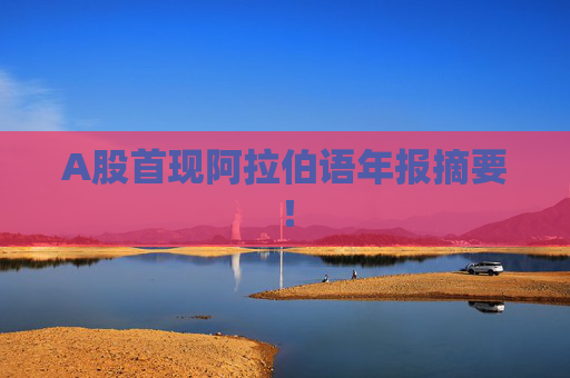A股首现阿拉伯语年报摘要！