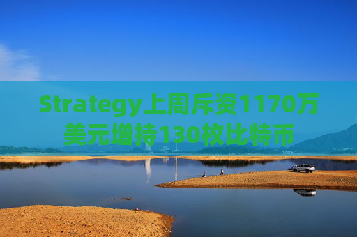 Strategy上周斥资1170万美元增持130枚比特币