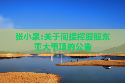 张小泉:关于间接控股股东重大事项的公告