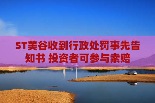 ST美谷收到行政处罚事先告知书 投资者可参与索赔
