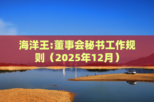 海洋王:董事会秘书工作规则（2025年12月）