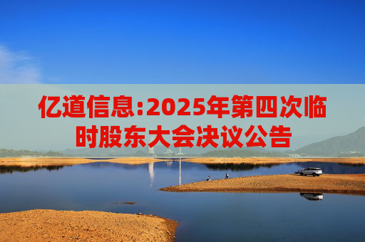亿道信息:2025年第四次临时股东大会决议公告