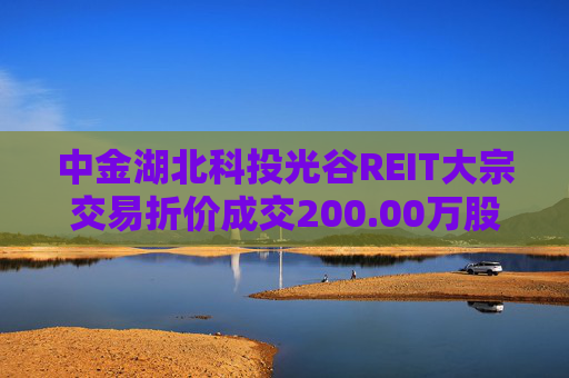 中金湖北科投光谷REIT大宗交易折价成交200.00万股
