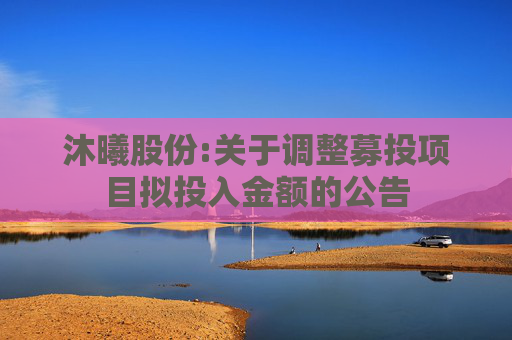沐曦股份:关于调整募投项目拟投入金额的公告
