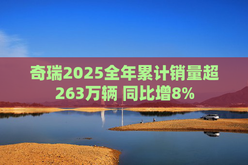 奇瑞2025全年累计销量超263万辆 同比增8%