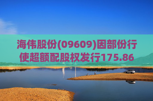 海伟股份(09609)因部份行使超额配股权发行175.86万股