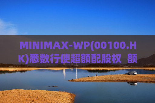 MINIMAX-WP(00100.HK)悉数行使超额配股权  额外筹资6.97亿港元