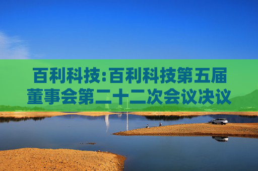 百利科技:百利科技第五届董事会第二十二次会议决议公告