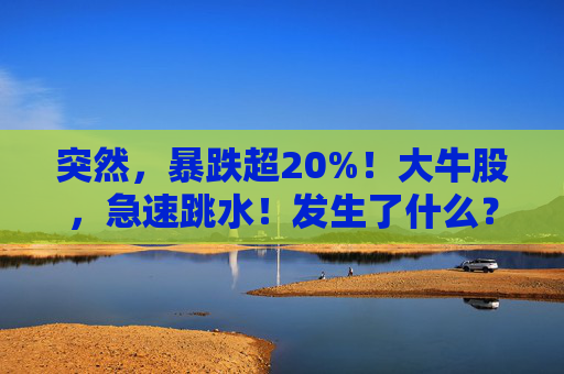 突然，暴跌超20%！大牛股，急速跳水！发生了什么？
