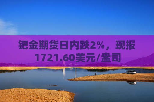 钯金期货日内跌2%，现报1721.60美元/盎司