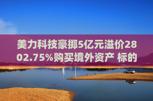 美力科技豪掷5亿元溢价2802.75%购买境外资产 标的连亏两年无业绩承诺|并购谈