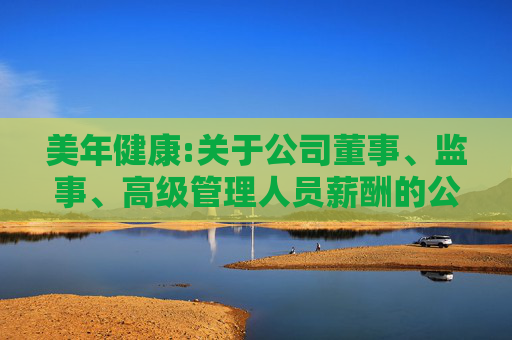 美年健康:关于公司董事、监事、高级管理人员薪酬的公告
