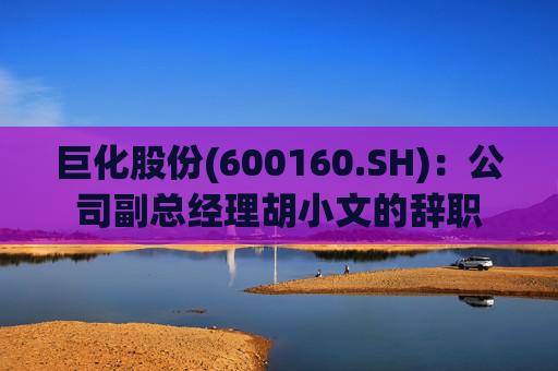 巨化股份(600160.SH)：公司副总经理胡小文的辞职