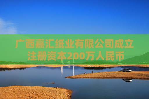 广西嘉汇纸业有限公司成立 注册资本200万人民币