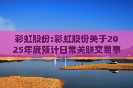 彩虹股份:彩虹股份关于2025年度预计日常关联交易事项的公告  第1张