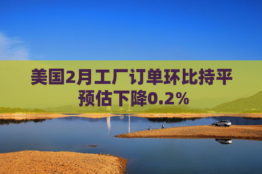 美国2月工厂订单环比持平 预估下降0.2%