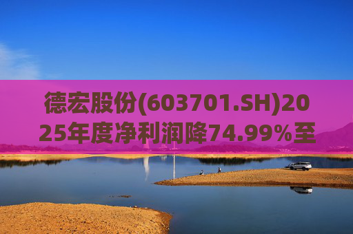 德宏股份(603701.SH)2025年度净利润降74.99%至1153.69万元