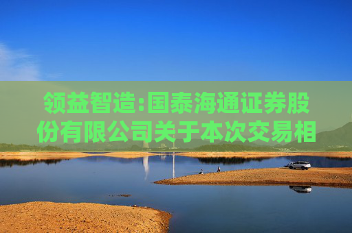 领益智造:国泰海通证券股份有限公司关于本次交易相关主体不存在依据《上市公司监管指引第7号――上市公司重大资产重组相关股票异常交易监管》第十二条不得参与任何上市公司重大资产重组情形的核查意见  第1张