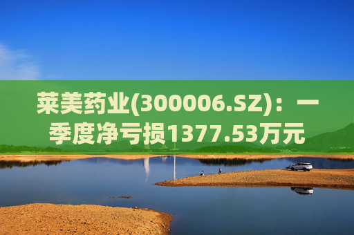 莱美药业(300006.SZ)：一季度净亏损1377.53万元