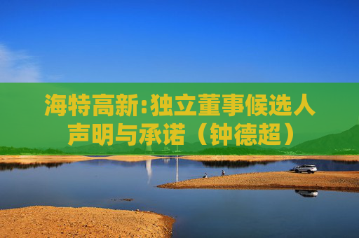 海特高新:独立董事候选人声明与承诺（钟德超）