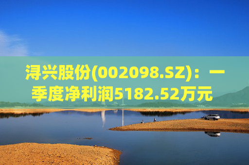 浔兴股份(002098.SZ)：一季度净利润5182.52万元 同比增加41.52%