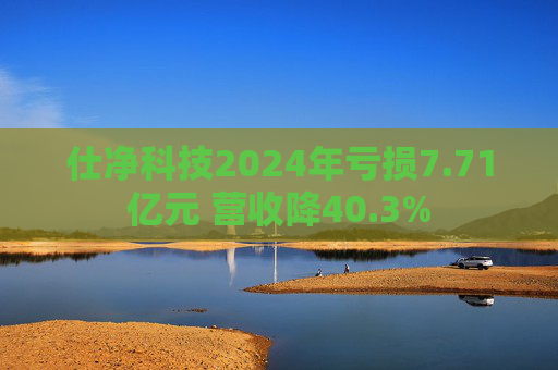 仕净科技2024年亏损7.71亿元 营收降40.3%