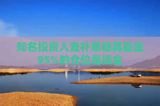 知名投资人麦朴思称其基金95%的仓位是现金