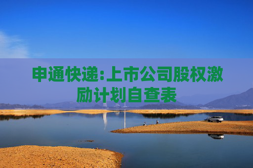 申通快递:上市公司股权激励计划自查表