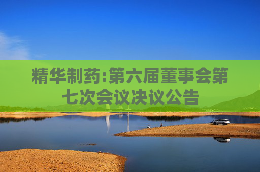 精华制药:第六届董事会第七次会议决议公告