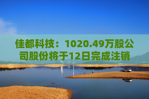 佳都科技：1020.49万股公司股份将于12日完成注销