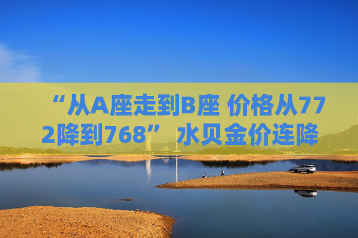 “从A座走到B座 价格从772降到768” 水贝金价连降三日！机构调整预期