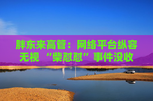 胖东来高管：网络平台纵容无视 “柴怼怼”事件没收敛反而更恶劣