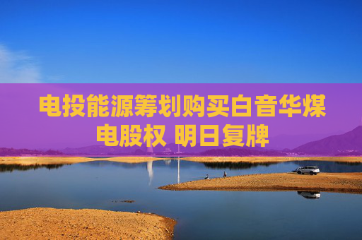 电投能源筹划购买白音华煤电股权 明日复牌