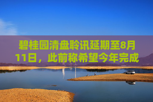 碧桂园清盘聆讯延期至8月11日，此前称希望今年完成境外债重组  第1张