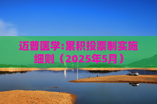 迈普医学:累积投票制实施细则（2025年5月）