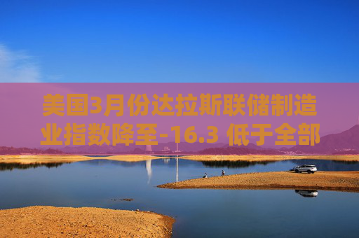 美国3月份达拉斯联储制造业指数降至-16.3 低于全部预估