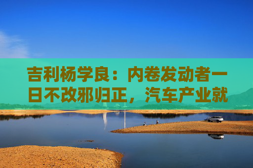 吉利杨学良：内卷发动者一日不改邪归正，汽车产业就不可能由大变强