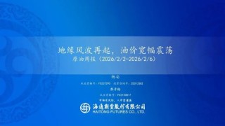 原油周报：地缘风波再起，油价宽幅震荡