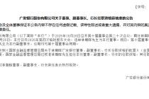 广发银行：林朝晖董事、副董事长、行长任职资格获核准